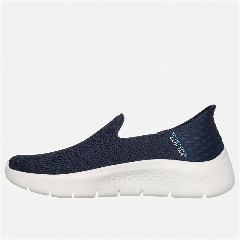 SKECHERS Womens Slip-Ins Go Walk Flex Relish Trainers Navy/White