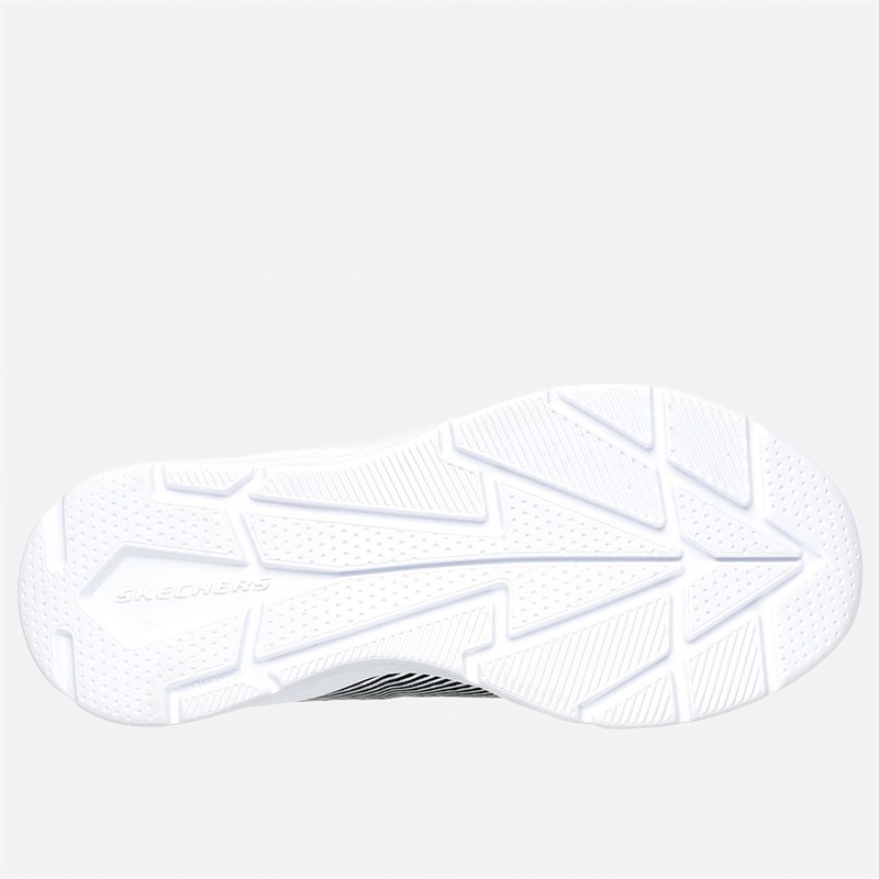 SKECHERS Junior Boys Microspec II Vovrix Trainers Black/Silver/Red