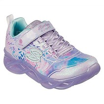 SKECHERS Piger Twisty Brights Lystede Bungee Og Rem Sneakers Lavendel Multifarvet