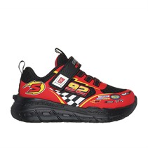 SKECHERS Junge Skechers Track Gore und Riemen Sneaker Schwarz Rot