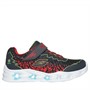 SKECHERS Jongens Vortex 2.0 Lichtgevende Gore En Riem Sneakers Antraciet Limoen