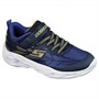 SKECHERS Basket-ball Sneakers Garçon S-Lights Vortex-Flash Super Z éclairés Bleu Marine jaune
