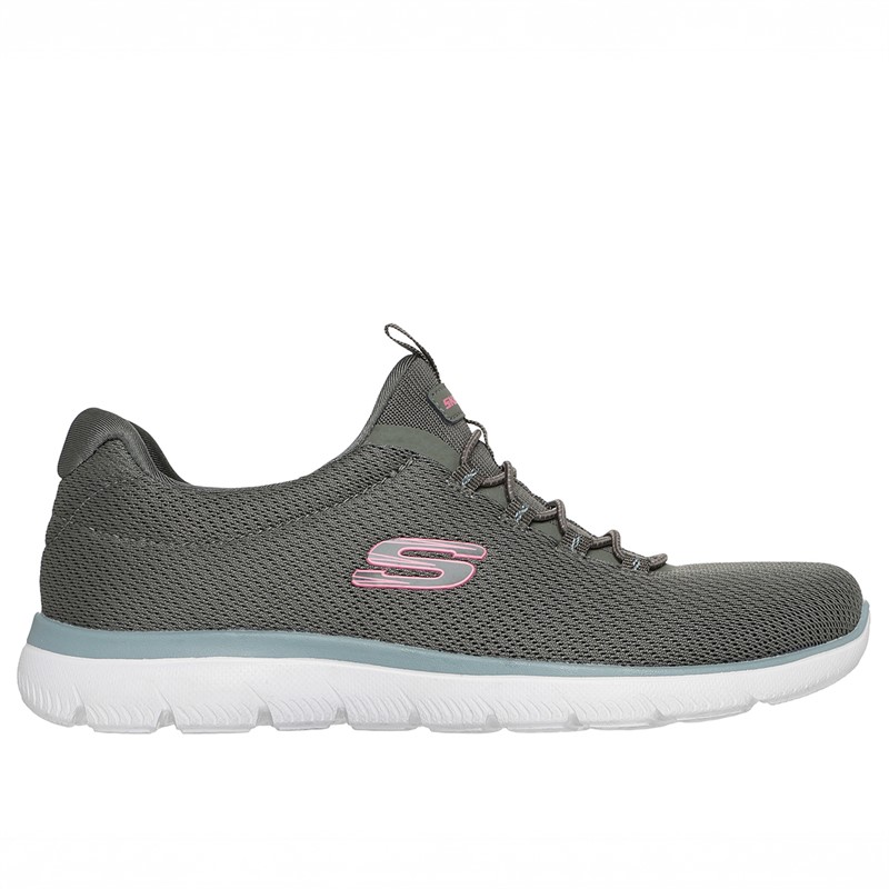SKECHERS Damen Summits Sommer Blush Turnschuhe Olive