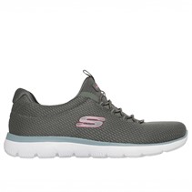 SKECHERS Dames Summits Summer Blush Sneakers Olijf