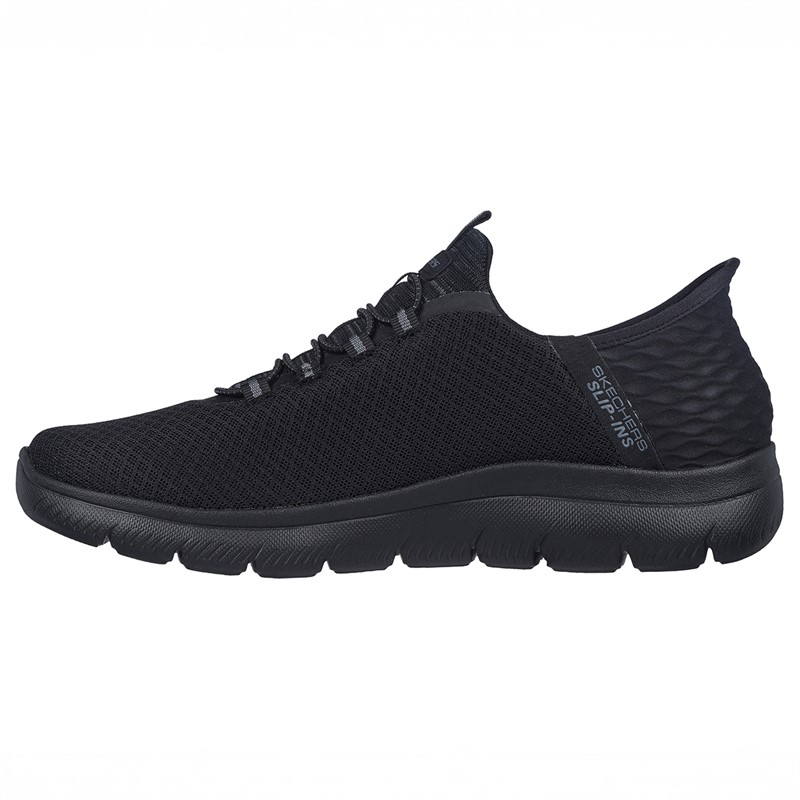 SKECHERS Baskets Montantes Summit Slip-Ins Noires Homme Homme