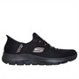 SKECHERS Damen Summits Klassische Nacht Slip In Sneaker Schwarz