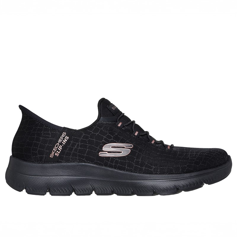 SKECHERS Dames Summits Classy Nacht Instappers Zwart - Maat 36
