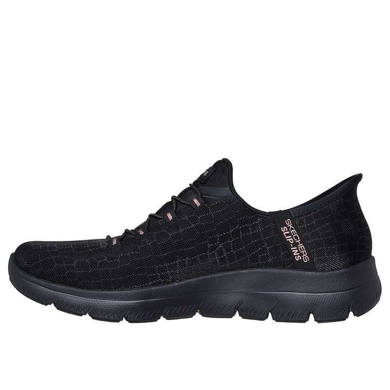 SKECHERS Damen Summits Klassische Nacht Slip In Sneaker Schwarz