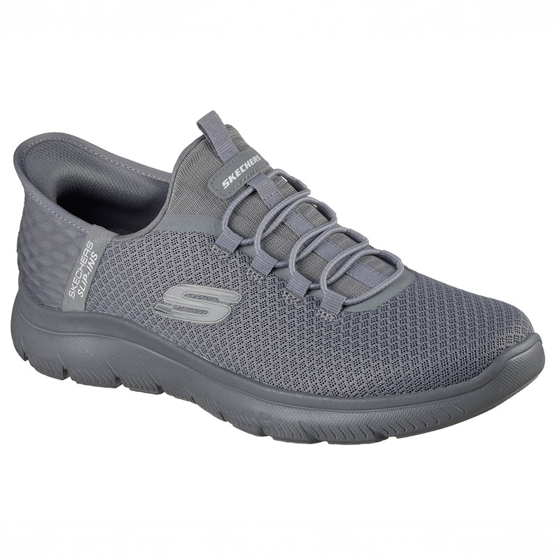 SKECHERS Herren Slip In Summits High Range Sneaker Grau