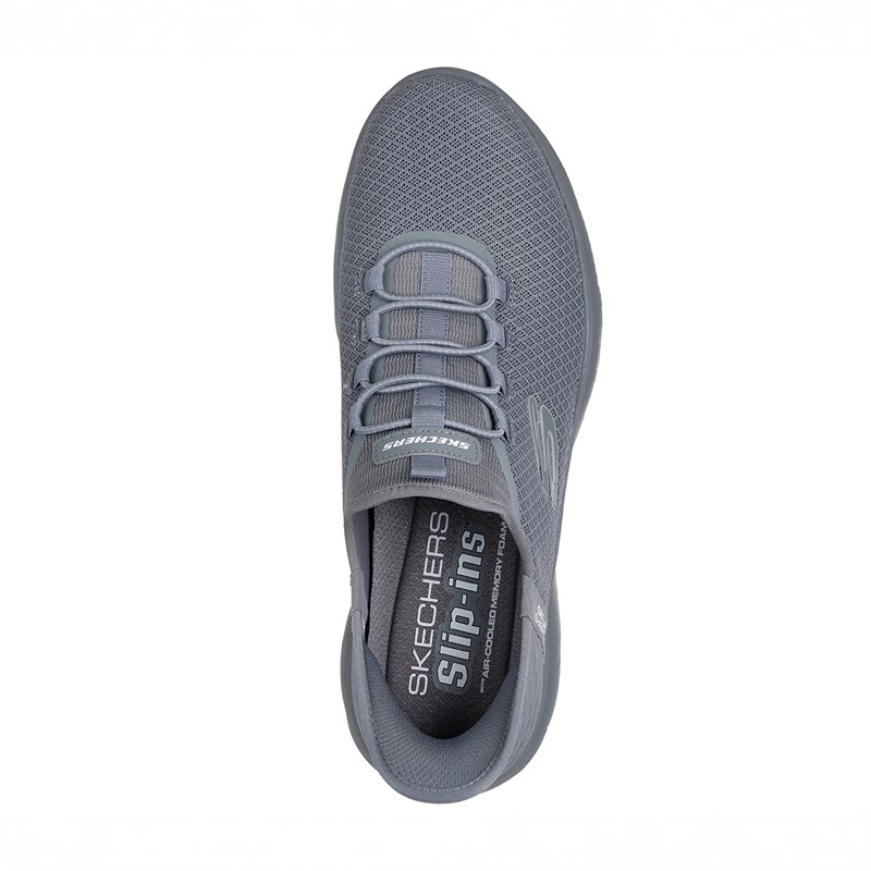 SKECHERS Herren Slip In Summits High Range Sneaker Grau