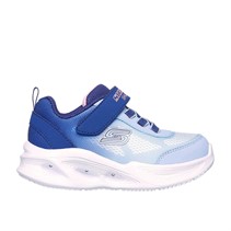 SKECHERS Baskets Sola Glow Ombre Deluxe Marine Bébé Fille