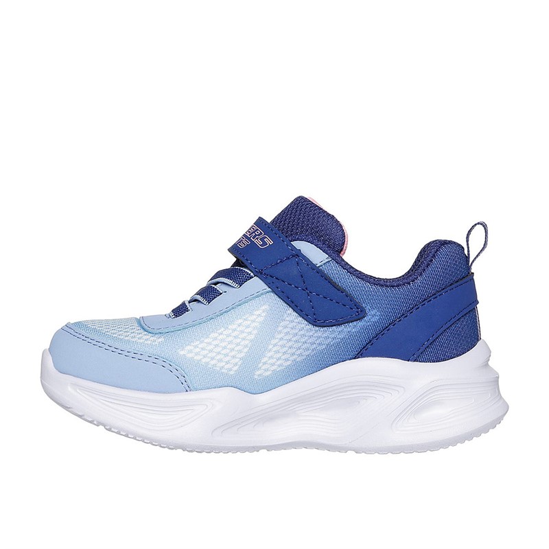SKECHERS spædBørn Piger Sola Glow Ombre Deluxe Sneakers Marineblå