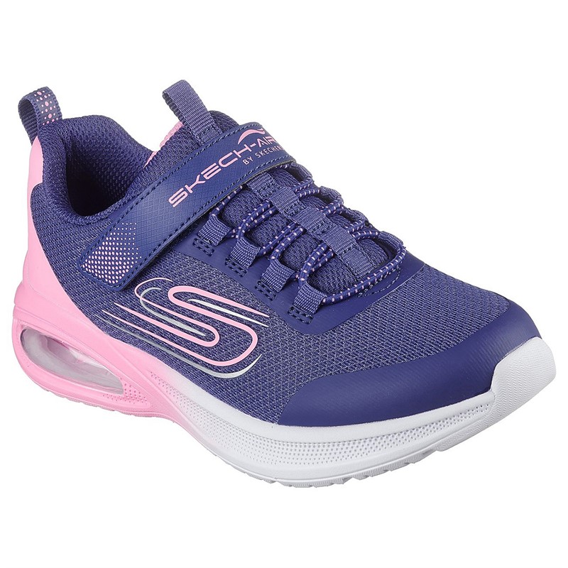 SKECHERS Baskets Microspec Max Advance Fly 3.0 Marine Fille