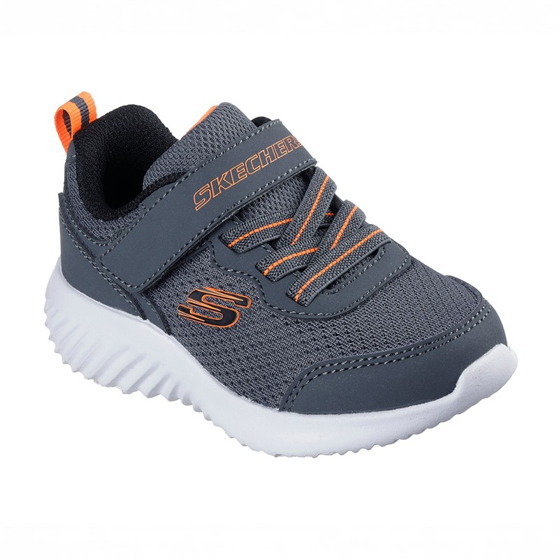 SKECHERS KleinKinder Junge Bounder Turnschuhe Grau