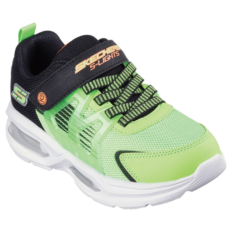 SKECHERS Jongens S Lights: Prismatrons Trainers Lime