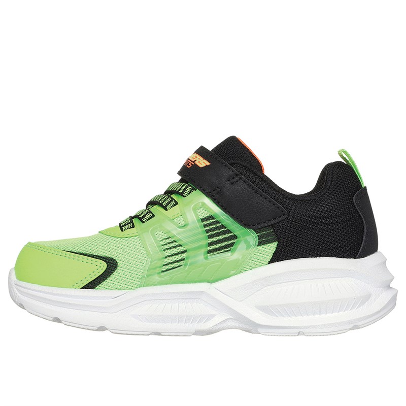 SKECHERS Jongens S Lights: Prismatrons Trainers Lime