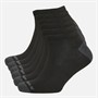 SKECHERS Mens Six Pack No Show Socks Black