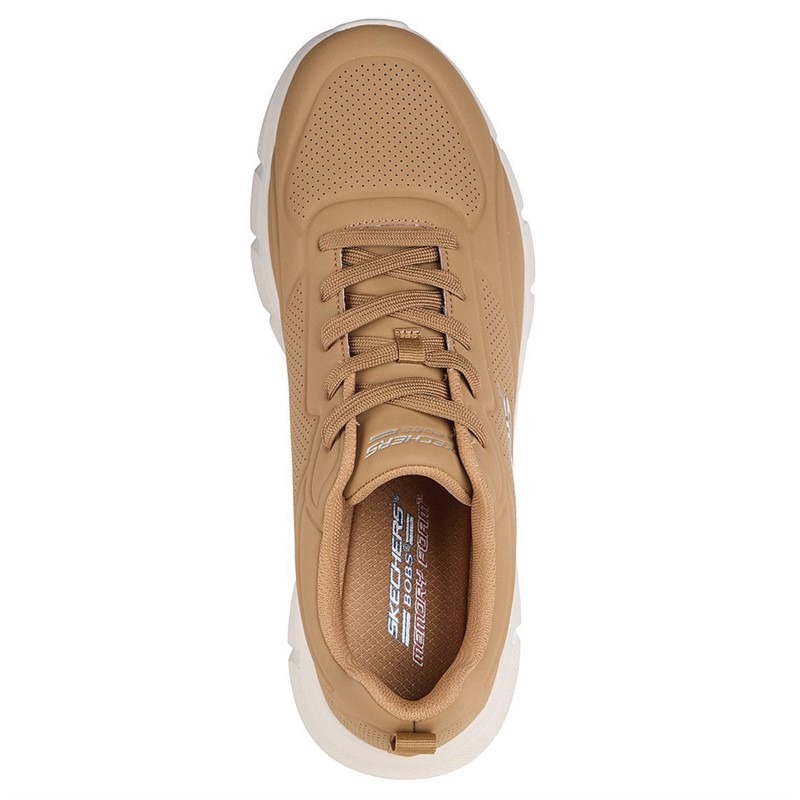 SKECHERS Herren Bobs B Flex Turnschuhe Braun