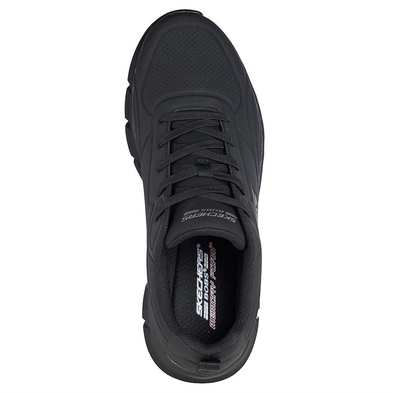 SKECHERS Herren Bobs B Flex Turnschuhe Schwarz