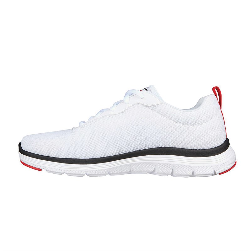 SKECHERS Baskets Flex Advantage 4.0 Providence Homme Blanc/Noir/Rouge