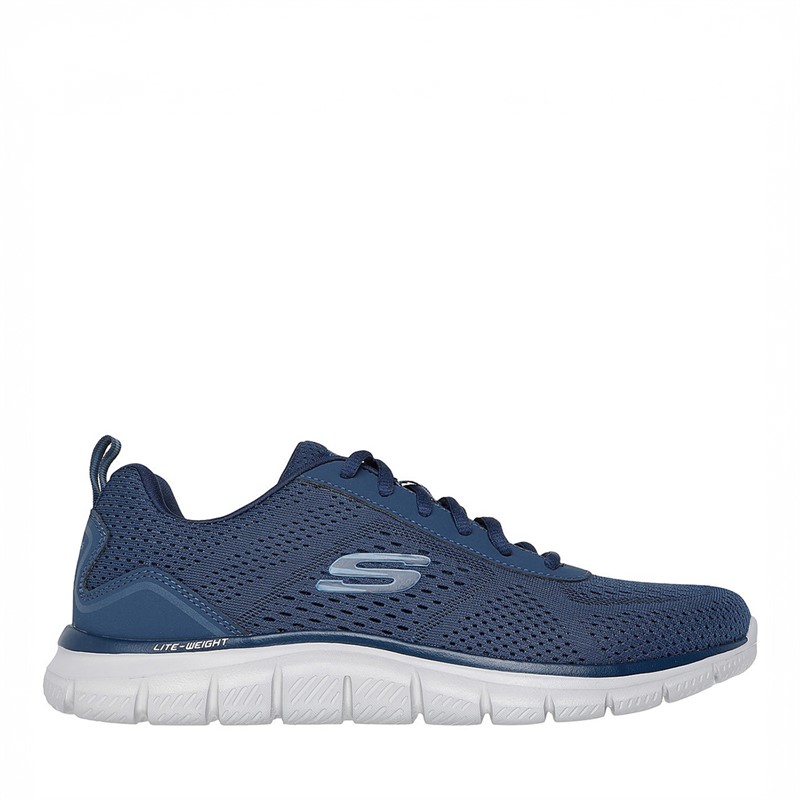 SKECHERS Herren Track Leshur Turnschuhe Blau