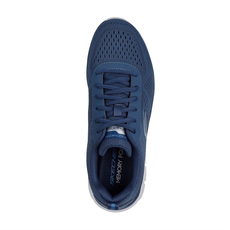 SKECHERS Herren Track Leshur Turnschuhe Blau