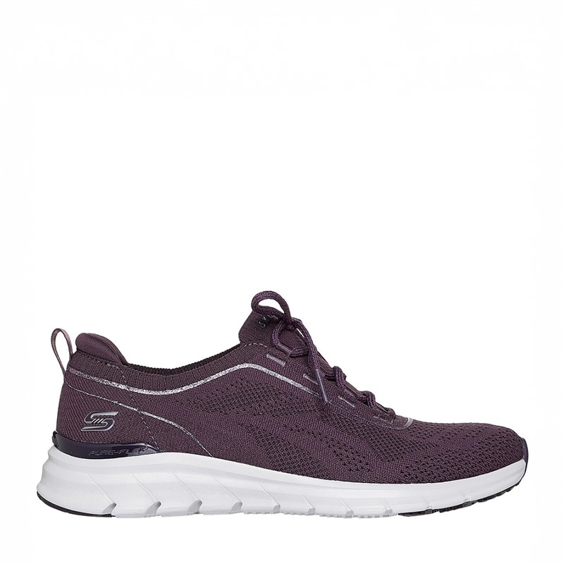 SKECHERS Dame Pure Flex Midnight Star Sneakers Lilla