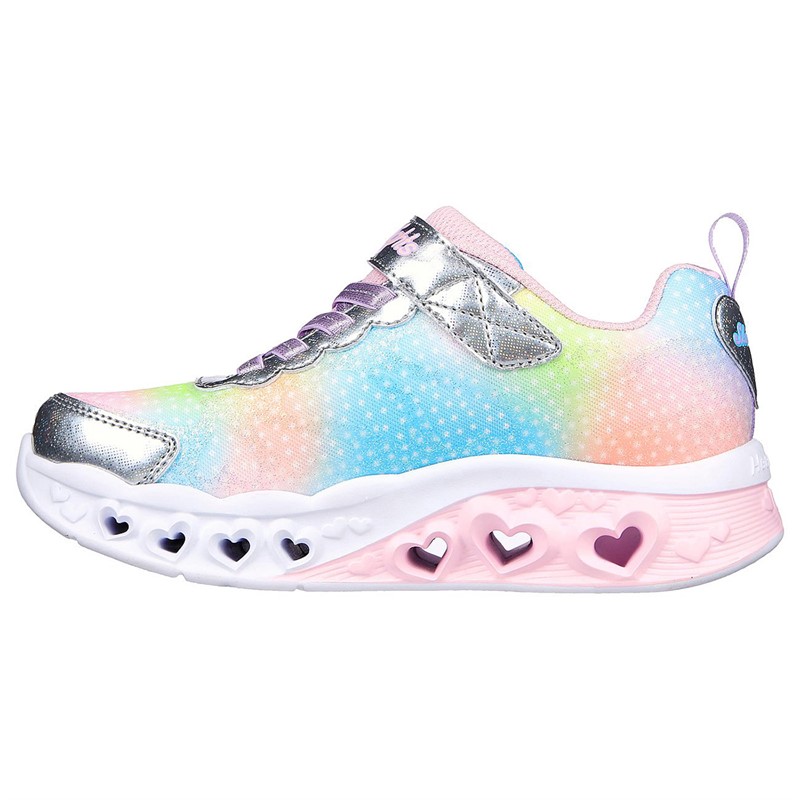 SKECHERS Piger Hjerte Lys Simply Love Sneakers Sølv