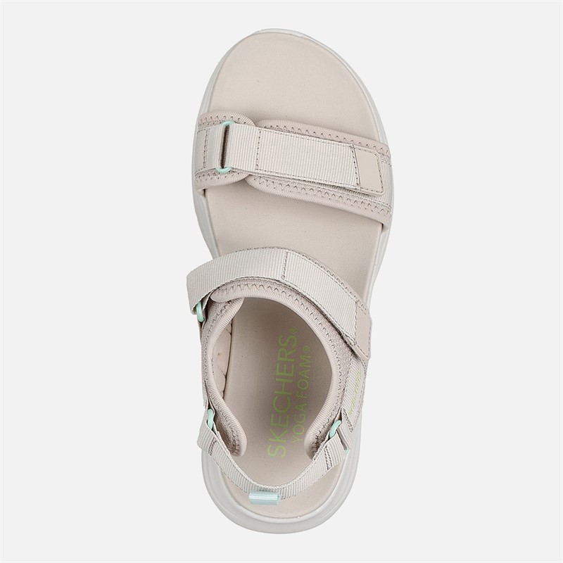 SKECHERS Damen Vapor Foam Sandalen Natural