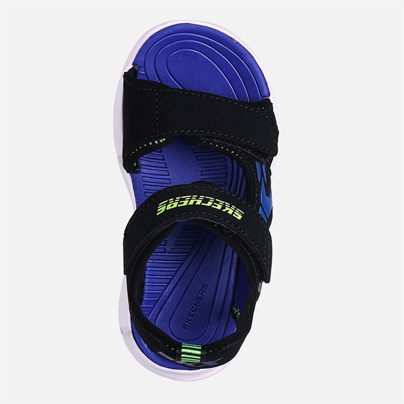 SKECHERS Junge Razor Splash Sandalen Schwarz