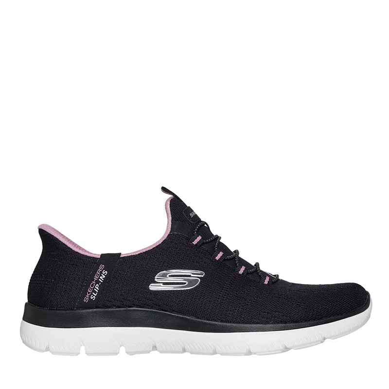 SKECHERS sneakersy do wsuwania Summits Dream Chaser dla niej kolor Black & Purple/Mauve