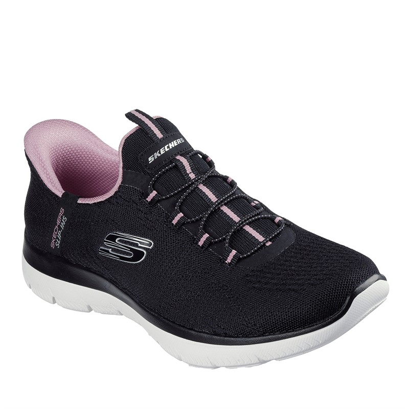 SKECHERS sneakersy do wsuwania Summits Dream Chaser dla niej kolor Black & Purple/Mauve