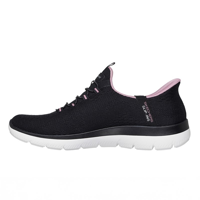 SKECHERS sneakersy do wsuwania Summits Dream Chaser dla niej kolor Black & Purple/Mauve