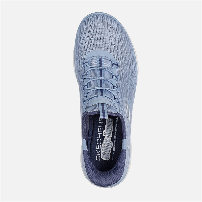 SKECHERS Damen Summits Sneaker Blau