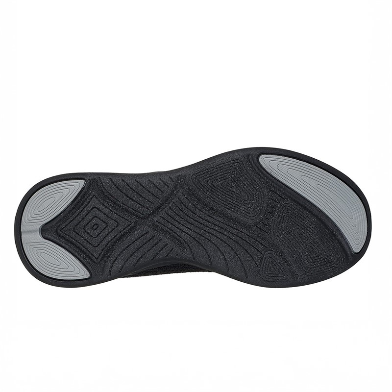 SKECHERS Damen Bobs Flex Mellow Dawn Sneaker Schwarz