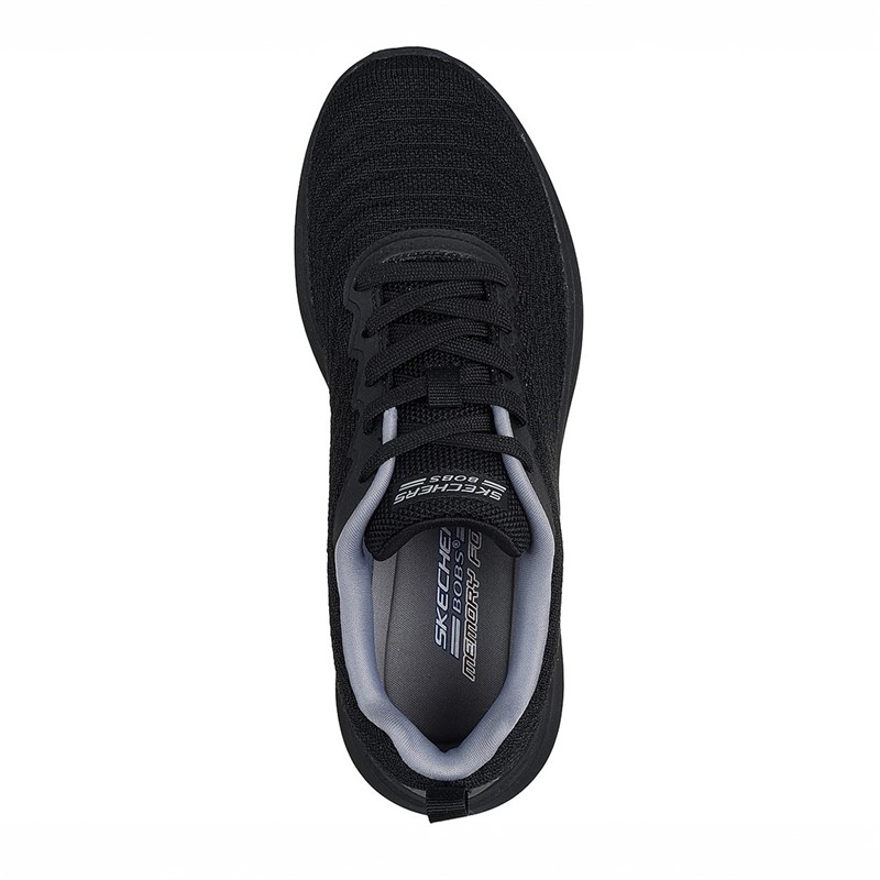 SKECHERS Damen Bobs Flex Mellow Dawn Sneaker Schwarz