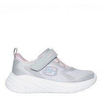 SKECHERS Kleinkind Mädchen Welle 92 Sneaker Grau Gray