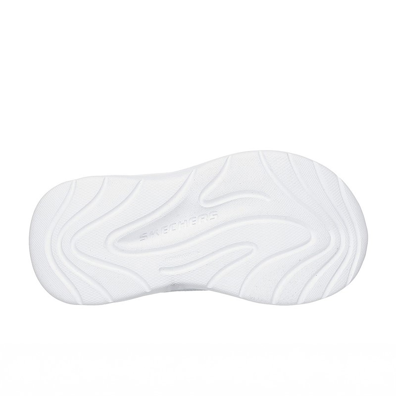 SKECHERS Kleinkind Mädchen Welle 92 Sneaker Grau Gray