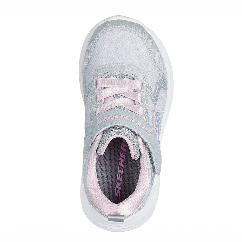 SKECHERS Kleinkind Mädchen Welle 92 Sneaker Grau Gray