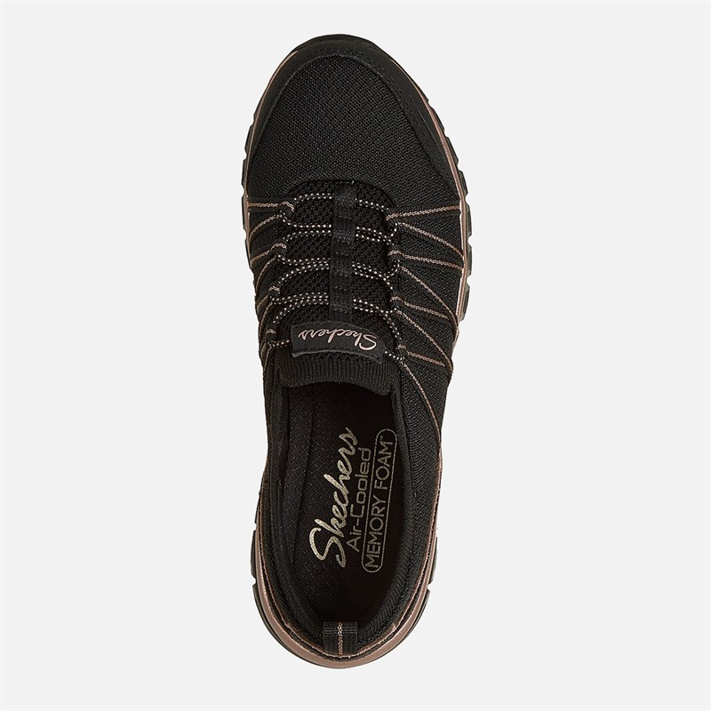 SKECHERS Dame elegante sneakers Sort