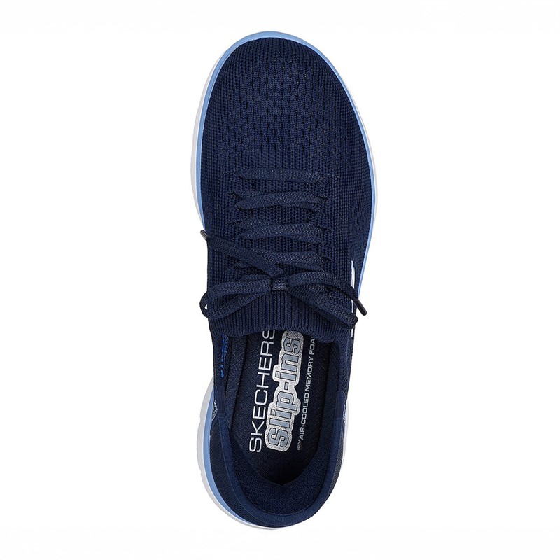 SKECHERS Damen Gipfel Neue Tägliche Sneaker Navy