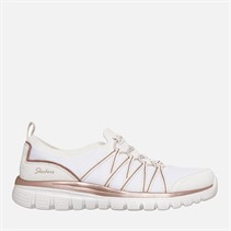 SKECHERS Damen Anmutige Sneaker Weiß