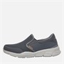 SKECHERS Mens Equalizer 4.0 Persisting Trainers Charcoal/Orange