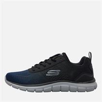 SKECHERS Mens Track Ripkent Trainers Navy/Black