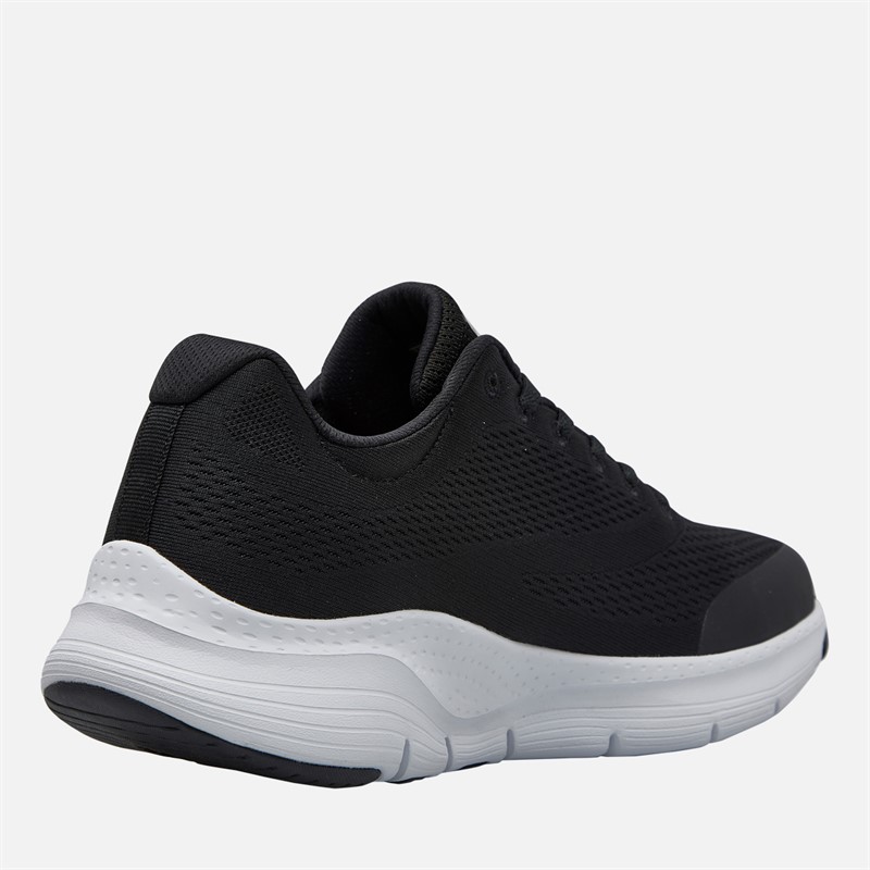SKECHERS Mens Arch Fit Trainers Black/White