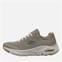 SKECHERS Mens Arch Fit Trainers Taupe