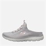 SKECHERS Womens Summits Simply Sweet Trainers Light Grey/White