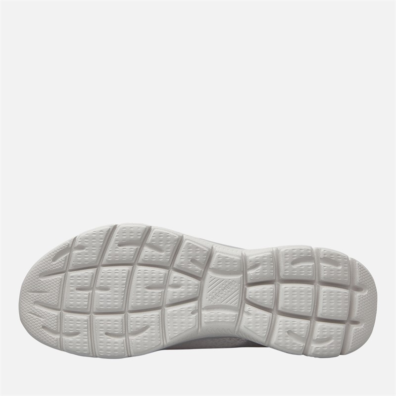 SKECHERS Womens Summits Simply Sweet Trainers Light Grey/White