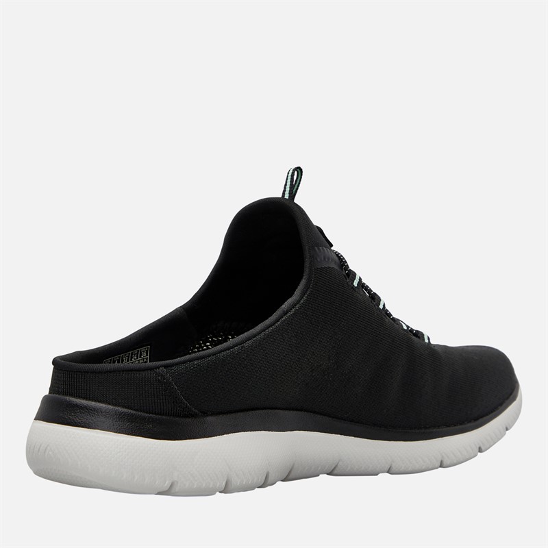SKECHERS Womens Summits Simply Sweet Trainers Black/Black