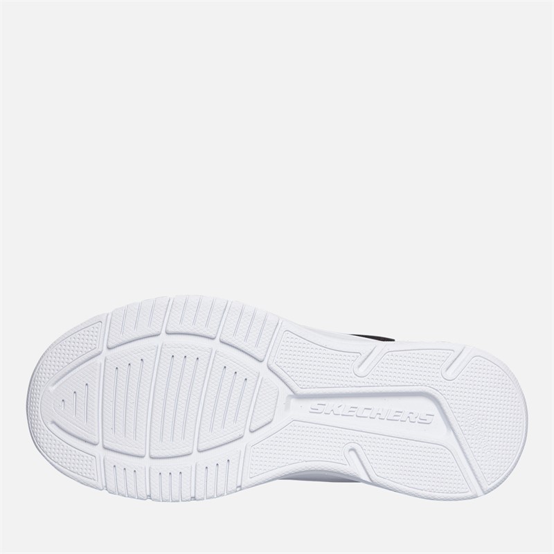 SKECHERS Boys Microspec Advance Trainers Navy/Orange